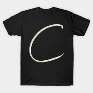 Hand Drawn Letter C T-Shirt